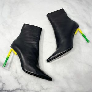 NEW Off White Allen Gradient Heel Bootie Wrench Stiletto Ankle Boots 40 9 $1420